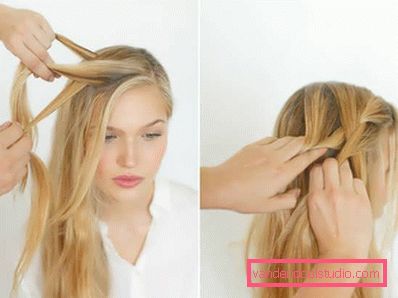 Tvorba večerných účesov vlastnými rukami - top 8 styling na večer