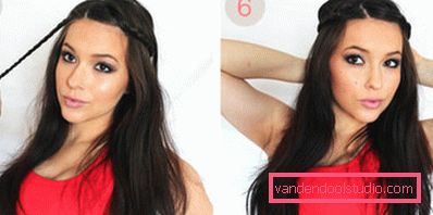 Tvorba večerných účesov vlastnými rukami - top 8 styling na večer