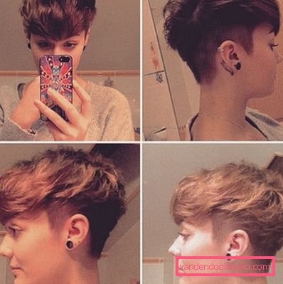 Tomboy účes - Tomboy krátky účes